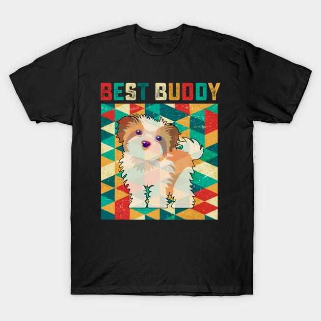 Best Buddy Maltese T-Shirt by danieldamssm